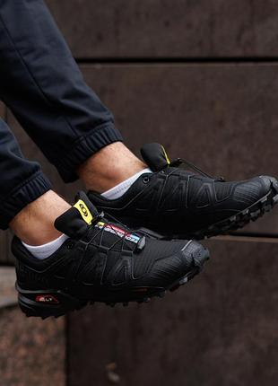 Кроссовки salomon speedcross 4 black 8