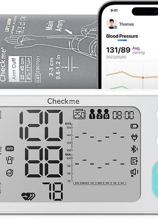 Электронный тонометр для дома checkme blood tmb-2288-bt bp3 c1 тонометр с bluetooth и двойным дисплеем