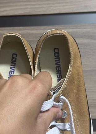 Converse chuck taylor all star burnt honey — кеди