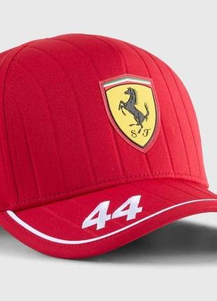 Кепка puma scuderia ferrari оригінальна кепка присвячена гран-при маямі льюїса хемілтона