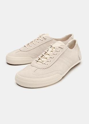 Кроссовки barefoot из замшевого спилка