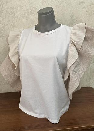 Ефектна блуза бренду zara 4