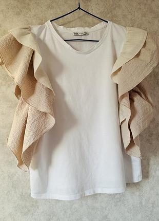Ефектна блуза бренду zara 7