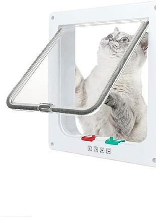 Дверца для кошек 19*20 см tkoofn cat door hg-old-028-fba двусторонняя дверца для кошек и собак