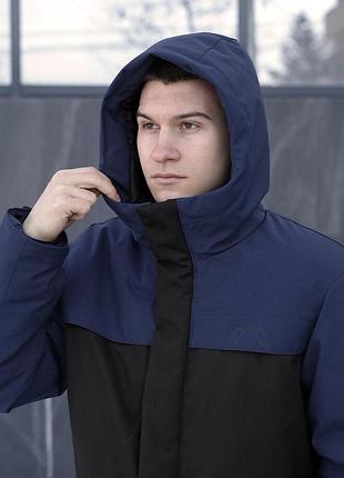 Парка pobedov navy черно-синий 4
