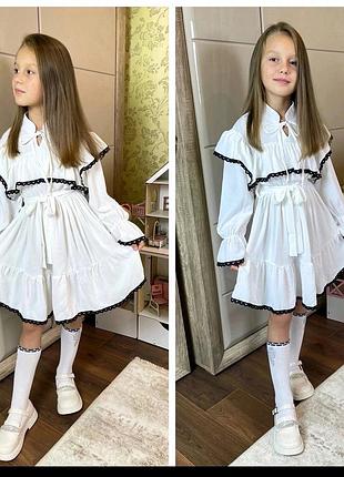 Платье для девочки, платье детское 134