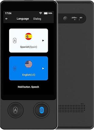 Переводчик ai voice translator w12 голосовой переводчик, переводчик без интернета, оффлайн переводчик 144 язык