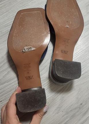 Мюли женские zara 36р 5