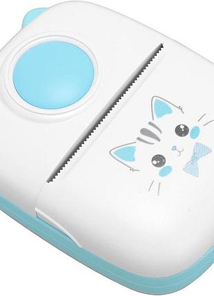 Міні термопринтер bluetooth 200 dpi mini printer x2 кишеньковий портативний фотопринтер