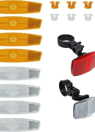10 шт. светоотражатели для велосипеда bicycle reflectors sg-de-010-008 комплект передних и задних светоотражателей для велосипеда