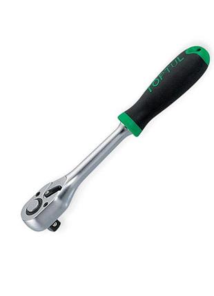 Трещетка с квадратом 1/2" 72 зуба 265 мм crv toptul