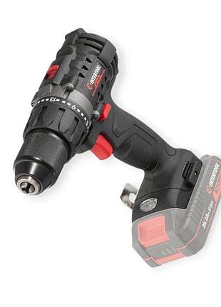 Шурупокрут-дриль 20 в, 1700об, 2 шв., led, мет. патрон auto lock (без акб і зп) storm intertool