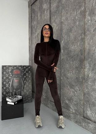 ❤️‍🔥стильний комбінезон - це "must-have" у гардеробі, який точно не залежиться в шафі. шоколад
