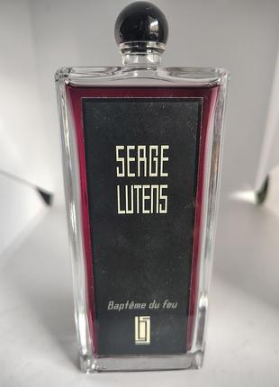 Serge lutens baptême du feu