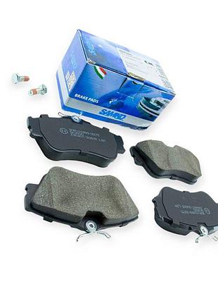 Колодки тормозные volkswagen т4 (1990-1996) передние (5sp605) r15 (система trw) samko
