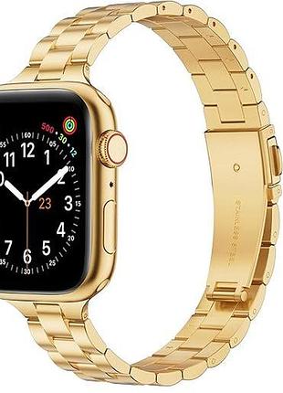 Ремінець для apple watch watch band 3beadsthin-steel-38mm 40mm металевий змінний ремінець
