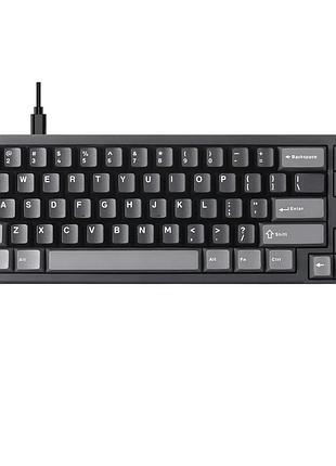 Игровая клавиатура yunzii rt68 проводная механическая клавиатура с 68 клавишами, магнитный переключатель