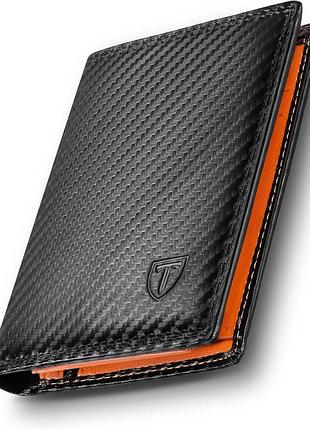 Мужской кошелек teehon men wallets 12.5 х 10 см складной портативный кошелек с rfid-блокиратором