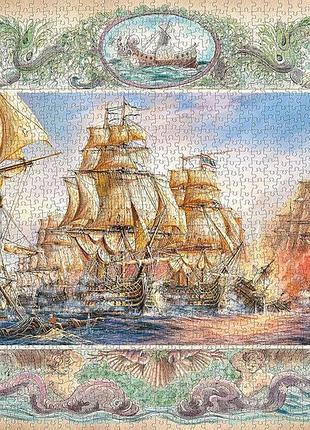 Пазл морская битва 2000 элементов cherrypazzi 6