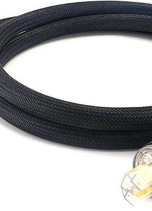Кабель iec c13/c15 16 а 250 в waudio 4000cb 10awg аудіофільський силовий кабель для під'єднання елементів аудіосистем