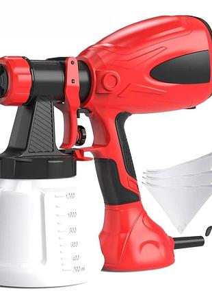 Фарборозпилювач 650 вт electric spray gun stf-002 ac600 система розпилення фарби для ремонту