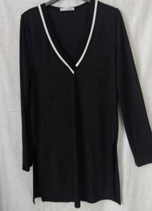 Туника стрейчевая zara роз. 46