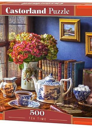 Пазл чаепитие 500 деталей castorland
