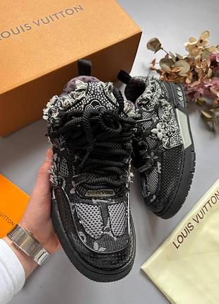 🌐 louis vuitton skate ‘black swarovski monogram 3