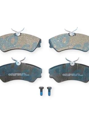 Колодки тормозные volkswagen т4 (1990-1995) передние r15 samko