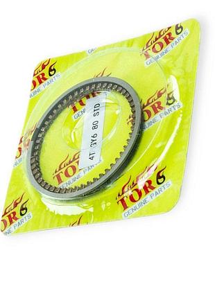 Кольца поршневые gy6-80 (delta-70) std toro