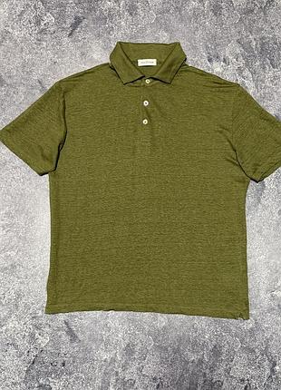 Лляне поло phil petter, оригінал, (gran sasso, zegna)