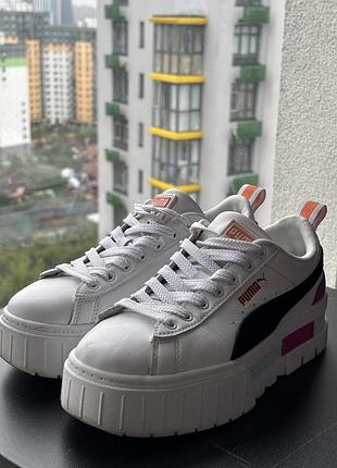 Кроссовки кожаные puma