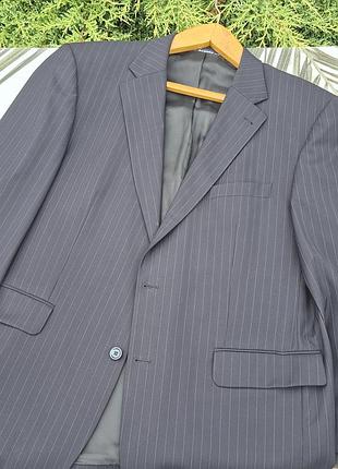 Чоловічий класичний піджак stager (тканина вовна dormeuil), р. 54–56