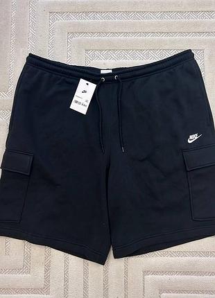 Новые шорты nike club fleece cargoxl.