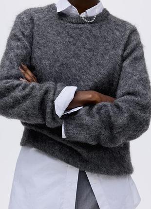 Мохеровий джемпер h&m edition