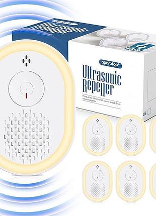 6 шт. ультразвуковой отпугиватель вредителей aparatoo ultrasonic repeller комплект репеллеров от насекомых