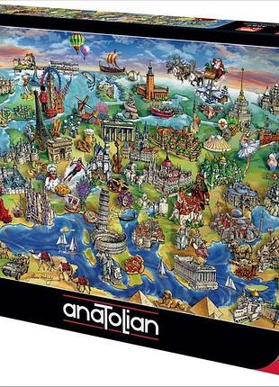 Пазл европа 1500 елементов anatolian
