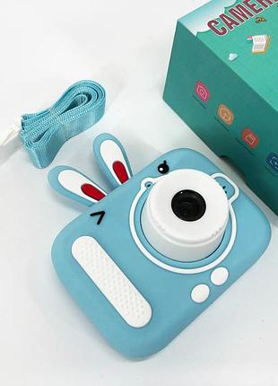 Дитячий цифровий фотоапарат x900 rabbit колір: блакитний mu-98