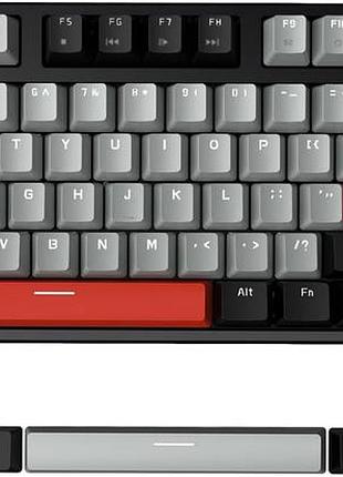 Беспроводная игровая клавиатура ajazz ak871 bluetooth 5.0/2.4g механическая 87-клавишная клавиатура