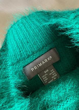 Зелений пухнастий светр primark 10
