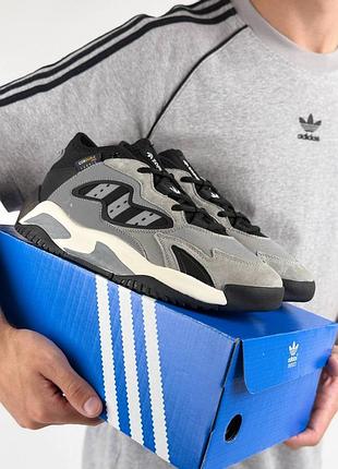 Мужские кроссовки adidas streetball 2.0 grey black beige 3