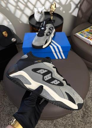 Мужские кроссовки adidas streetball 2.0 grey black beige 6
