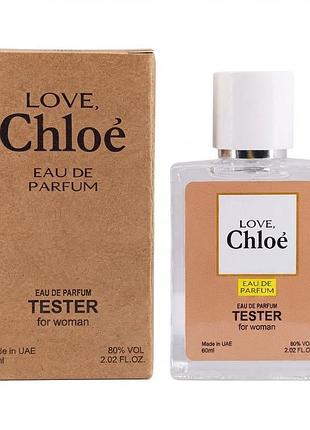 Женская парфюмированная вода love, chloé premium 60 мл
