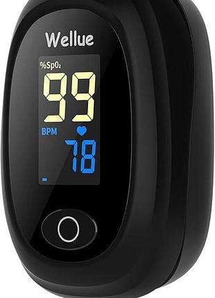 Пульсоксиметр wellue viatom pod-2 fingertip oximeter напальчниковый пульсоксиметр, измерения уровня кислорода