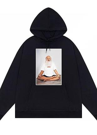 Мужской худи на флисе supreme l