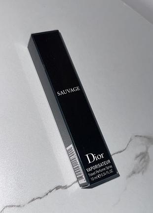 Чоловічі парфуми мініатюрка 10 мл dior sauvage духи діор