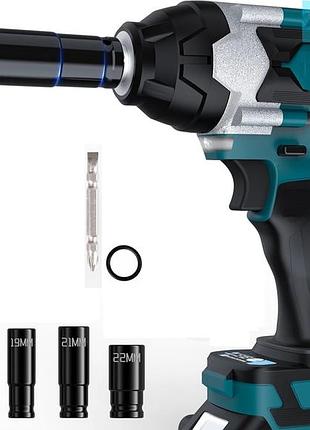 Аккумуляторный ударный гайковерт lithium electric wrench 3/8" электрический шуруповерт с тремя режимами скорости