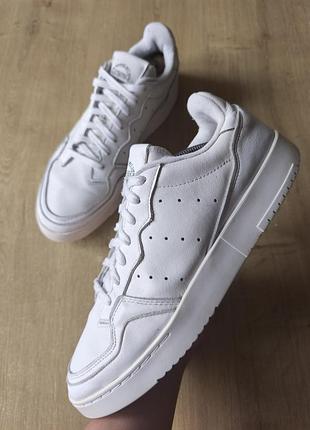 Круті чоловічі шкіряні кросівки adidas, оригінал, р. 46.