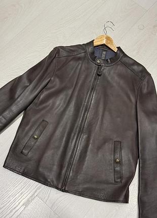 Куртка чоловіча натуральна шкіра massimo dutti