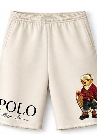 Мужские оверсайз шорты ralph lauren polo bear xl
